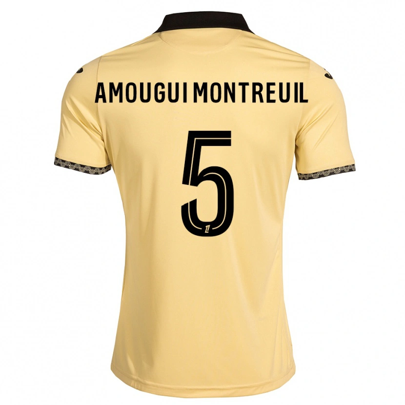 Danxen Dame Maceo Amougui Montreuil #5 Navajo Hvit Svart Bortetrøye Drakt Trøye 2026/27 Skjorter T-Skjorte