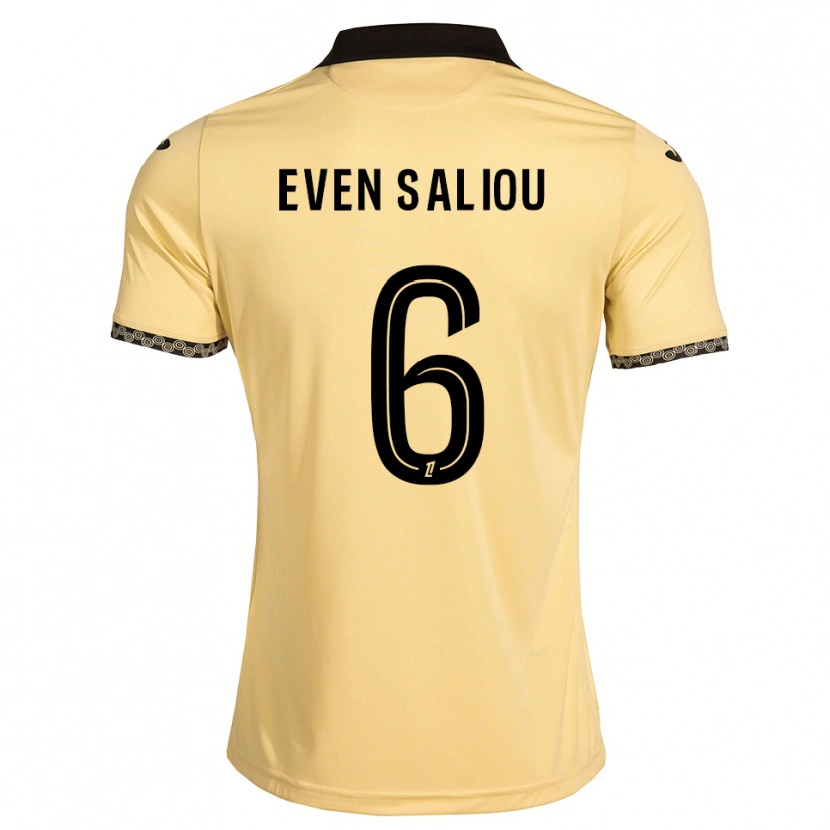 Danxen Dame Emy Even Saliou #6 Navajo Hvit Svart Bortetrøye Drakt Trøye 2026/27 Skjorter T-Skjorte
