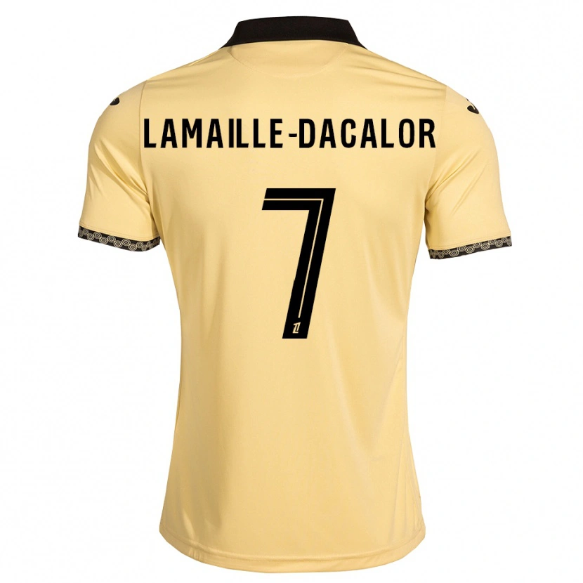 Danxen Dame Olan Lamaille-Dacalor #7 Navajo Hvit Svart Bortetrøye Drakt Trøye 2026/27 Skjorter T-Skjorte