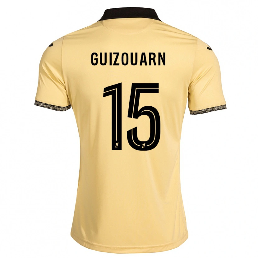 Danxen Dame Dorian Guizouarn #15 Navajo Hvit Svart Bortetrøye Drakt Trøye 2026/27 Skjorter T-Skjorte