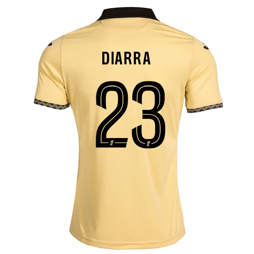 Danxen Dame Stéphane Diarra #23 Navajo Hvit Svart Bortetrøye Drakt Trøye 2026/27 Skjorter T-Skjorte