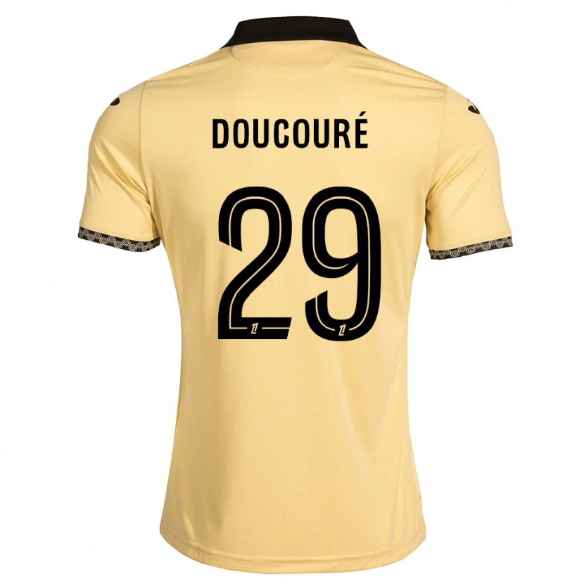 Danxen Dame Siriné Doucouré #29 Navajo Hvit Svart Bortetrøye Drakt Trøye 2026/27 Skjorter T-Skjorte