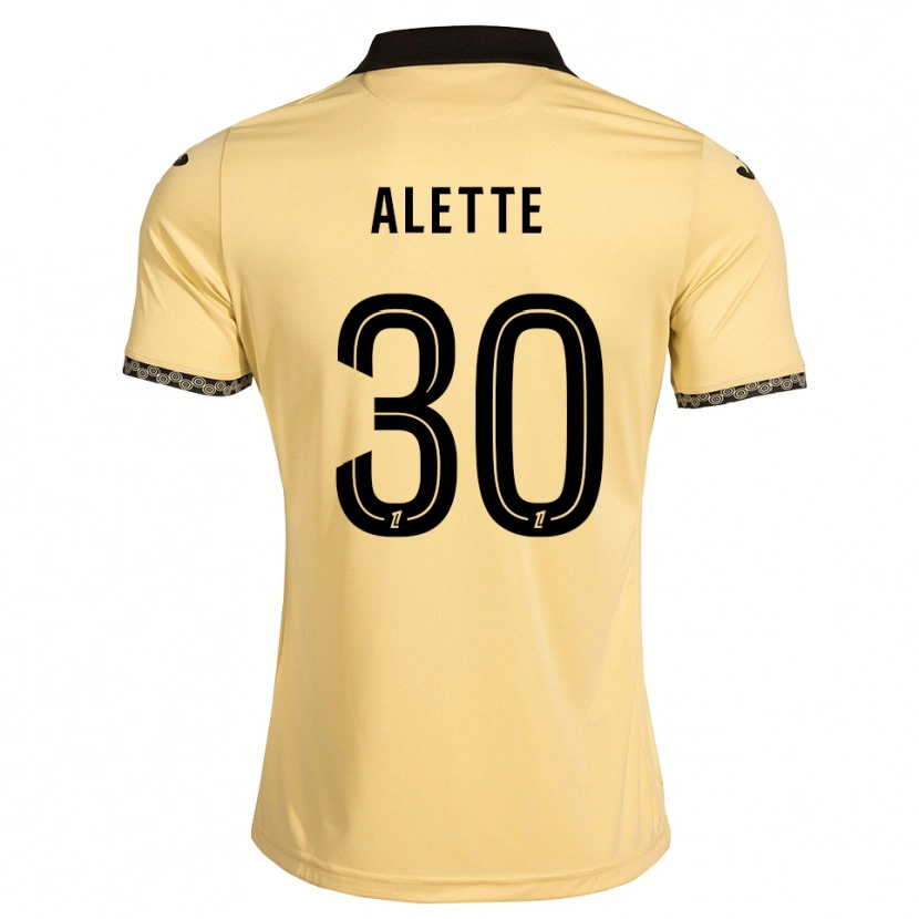 Danxen Dame Gaël Alette #30 Navajo Hvit Svart Bortetrøye Drakt Trøye 2026/27 Skjorter T-Skjorte