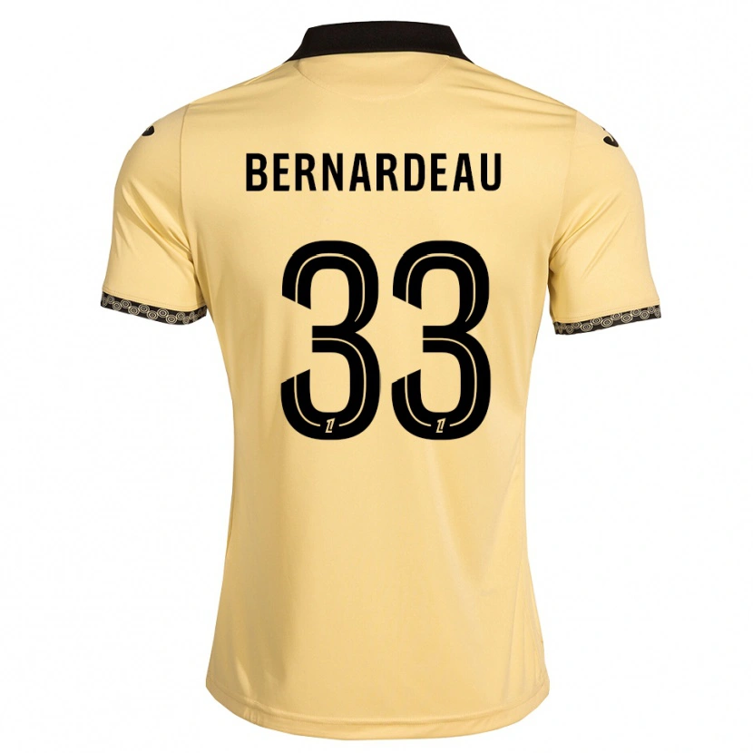 Danxen Dame Gabin Bernardeau #33 Navajo Hvit Svart Bortetrøye Drakt Trøye 2026/27 Skjorter T-Skjorte