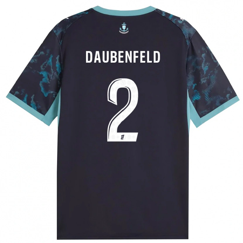 Danxen Dame Lucas Daubenfeld #2 Blek Turkis Hvit Svart Bortetrøye Drakt Trøye 2026/27 Skjorter T-Skjorte