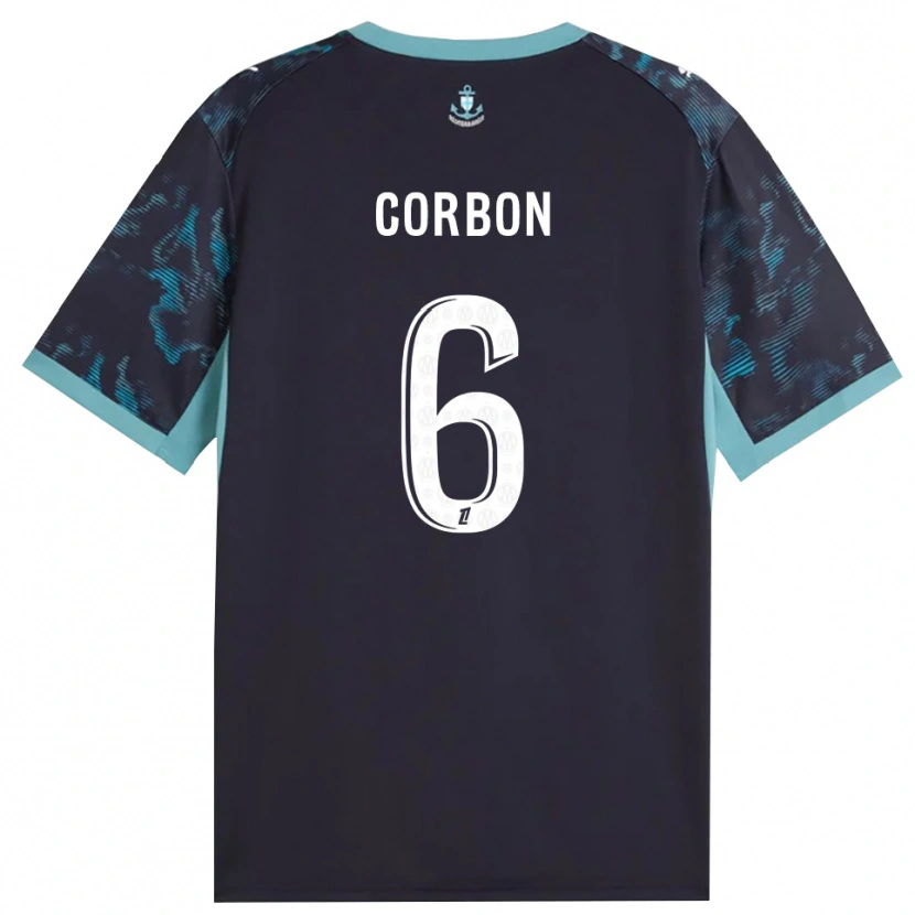 Danxen Dame Max Corbon #6 Blek Turkis Hvit Svart Bortetrøye Drakt Trøye 2026/27 Skjorter T-Skjorte