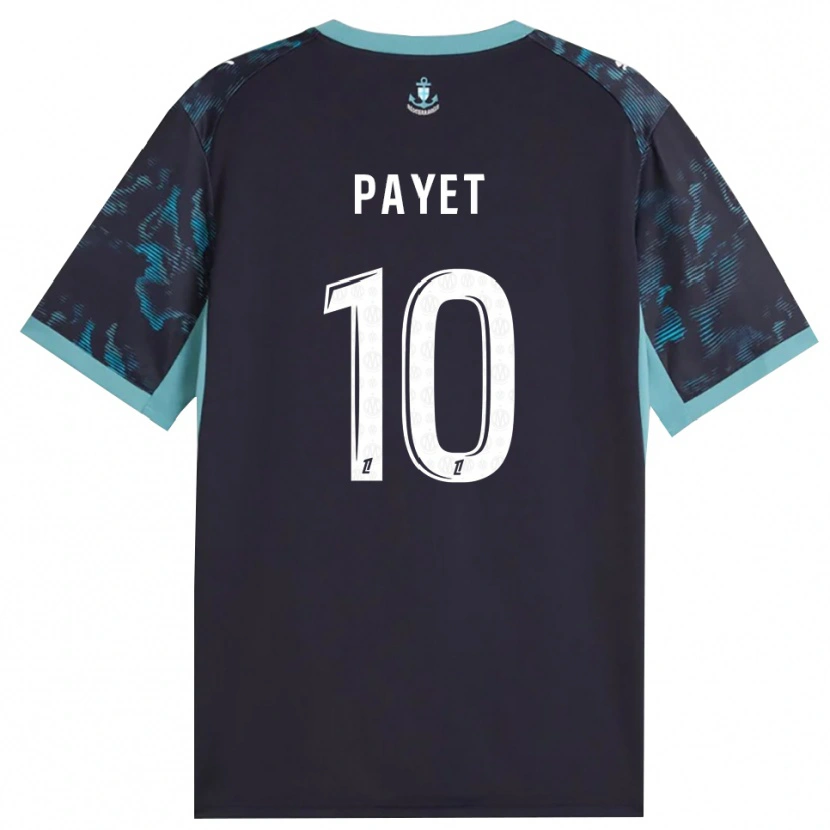 Danxen Dame Dimitri Payet #10 Blek Turkis Hvit Svart Bortetrøye Drakt Trøye 2026/27 Skjorter T-Skjorte