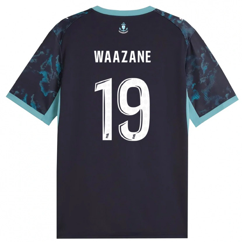 Danxen Dame Jassim Waazane #19 Blek Turkis Hvit Svart Bortetrøye Drakt Trøye 2026/27 Skjorter T-Skjorte