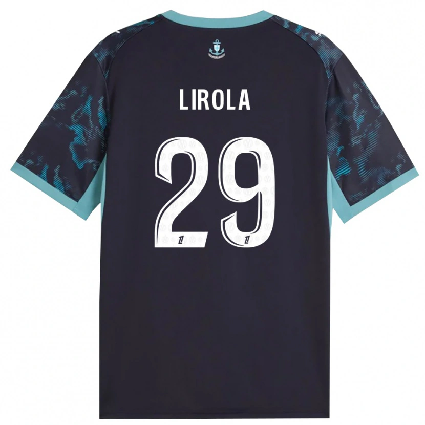 Danxen Dame Pol Lirola #29 Blek Turkis Hvit Svart Bortetrøye Drakt Trøye 2026/27 Skjorter T-Skjorte