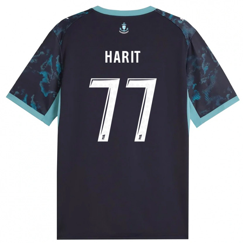 Danxen Dame Amine Harit #77 Blek Turkis Hvit Svart Bortetrøye Drakt Trøye 2026/27 Skjorter T-Skjorte