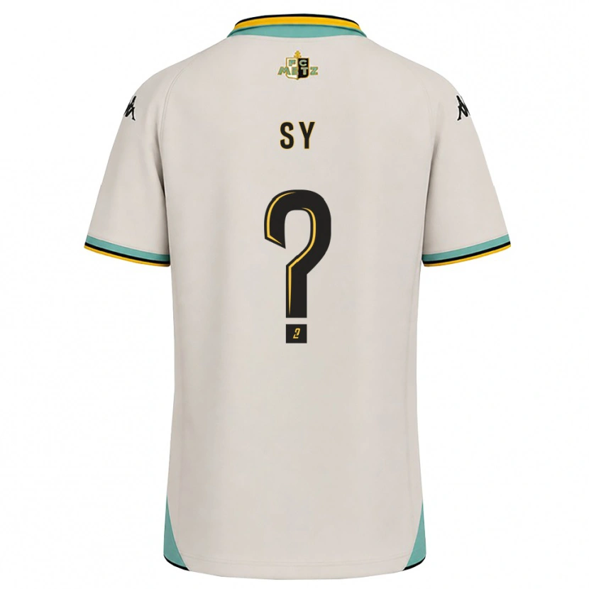 Danxen Dame Alassane Sy #0 Blomsterhvit Svart Bortetrøye Drakt Trøye 2026/27 Skjorter T-Skjorte