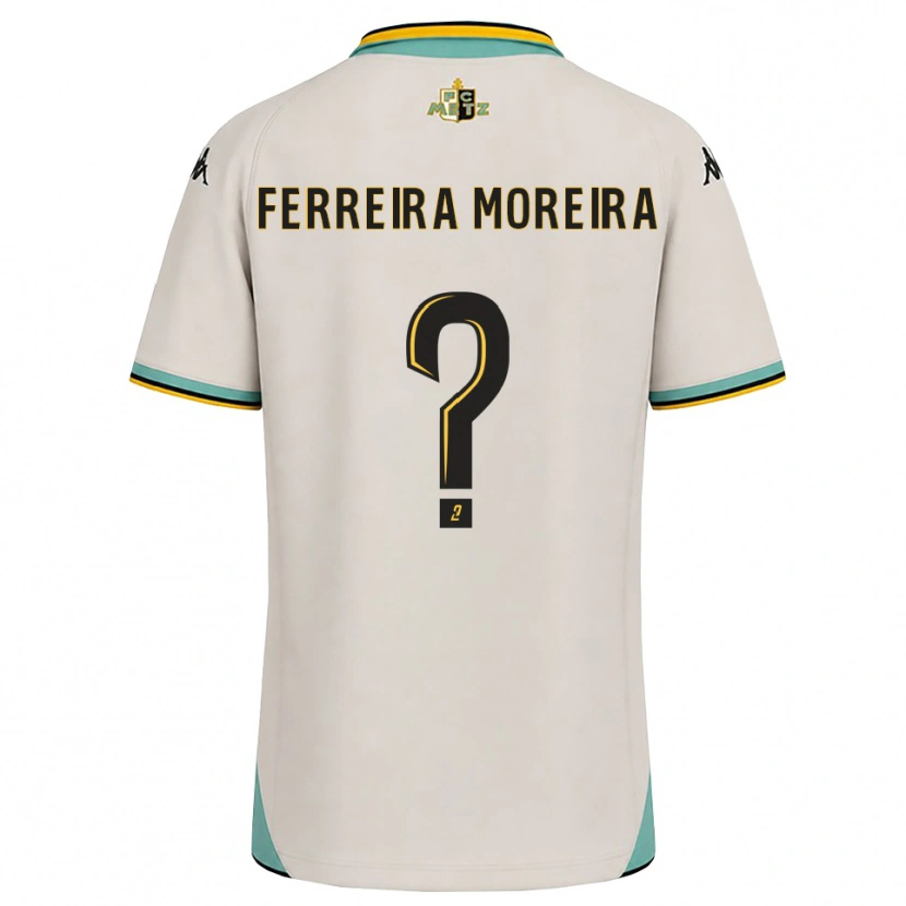 Danxen Dame Ruben Ferreira Moreira #0 Blomsterhvit Svart Bortetrøye Drakt Trøye 2026/27 Skjorter T-Skjorte