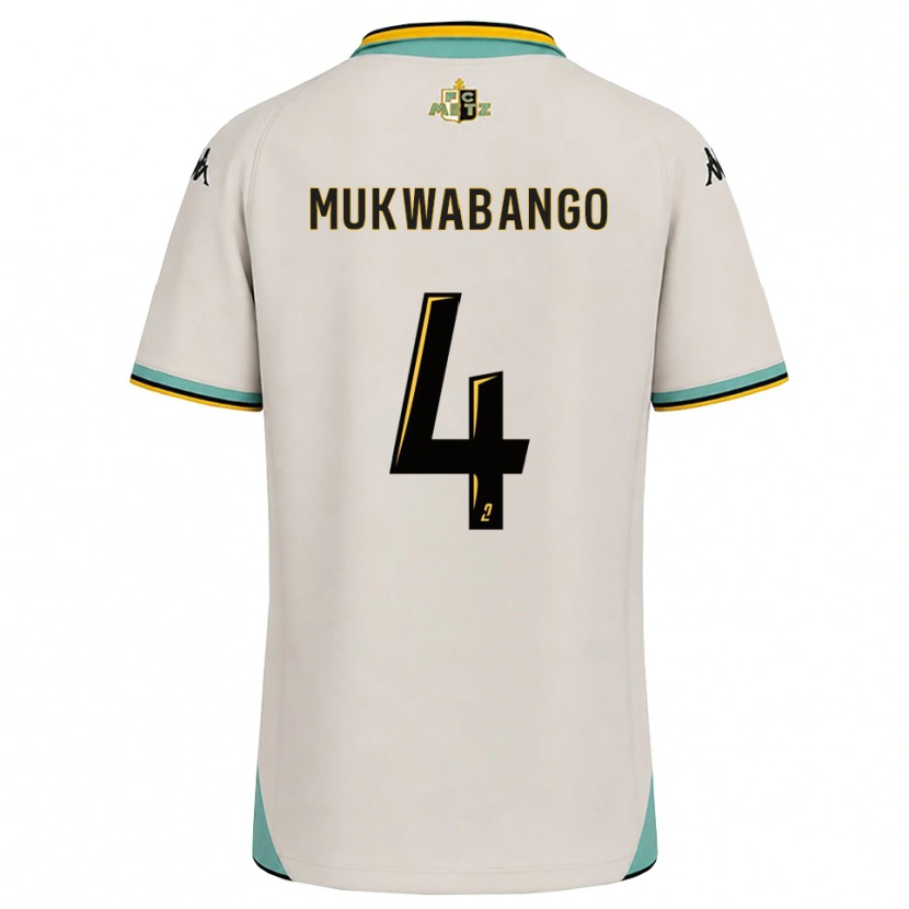Danxen Dame Bénit Mukwabango #4 Blomsterhvit Svart Bortetrøye Drakt Trøye 2026/27 Skjorter T-Skjorte