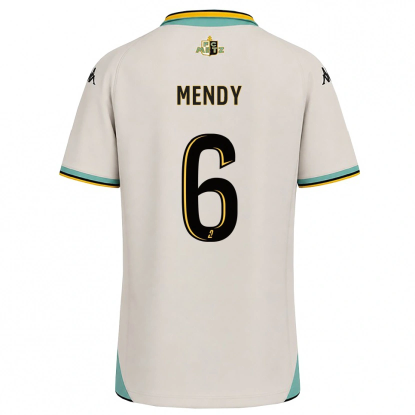 Danxen Dame Nampalys Mendy #6 Blomsterhvit Svart Bortetrøye Drakt Trøye 2026/27 Skjorter T-Skjorte