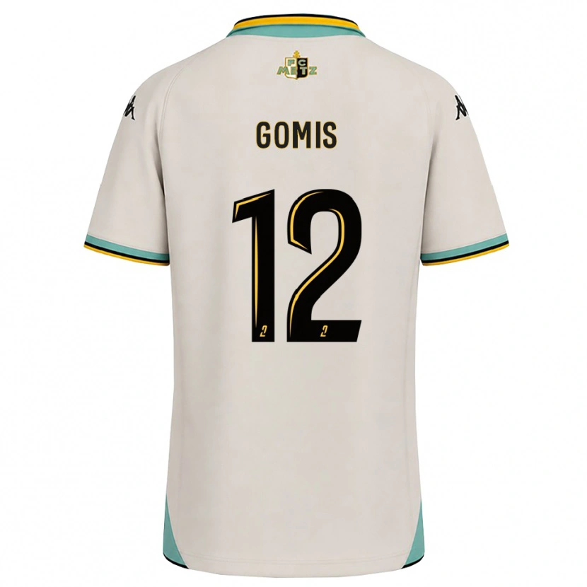 Danxen Dame Maykel Gomis #12 Blomsterhvit Svart Bortetrøye Drakt Trøye 2026/27 Skjorter T-Skjorte