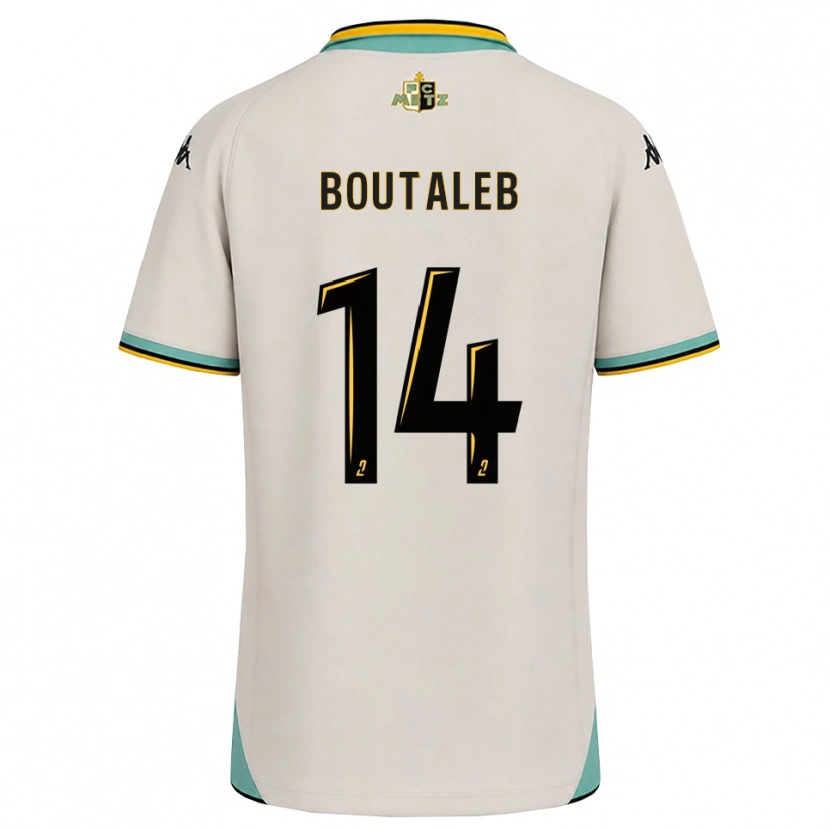 Danxen Dame Inès Boutaleb #14 Blomsterhvit Svart Bortetrøye Drakt Trøye 2026/27 Skjorter T-Skjorte