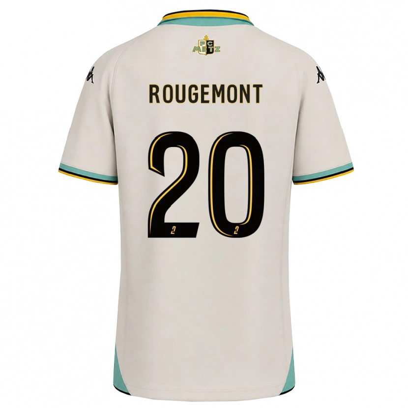 Danxen Dame Justine Rougemont #20 Blomsterhvit Svart Bortetrøye Drakt Trøye 2026/27 Skjorter T-Skjorte
