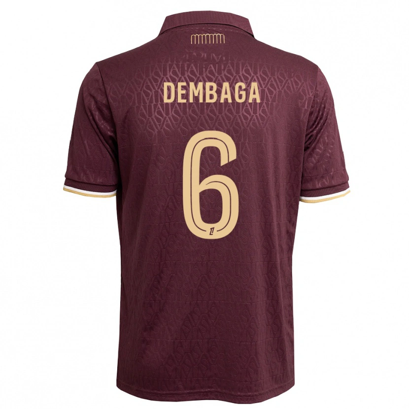 Danxen Dame Boubakar Dembaga #6 Maron Sandbrun Bortetrøye Drakt Trøye 2026/27 Skjorter T-Skjorte
