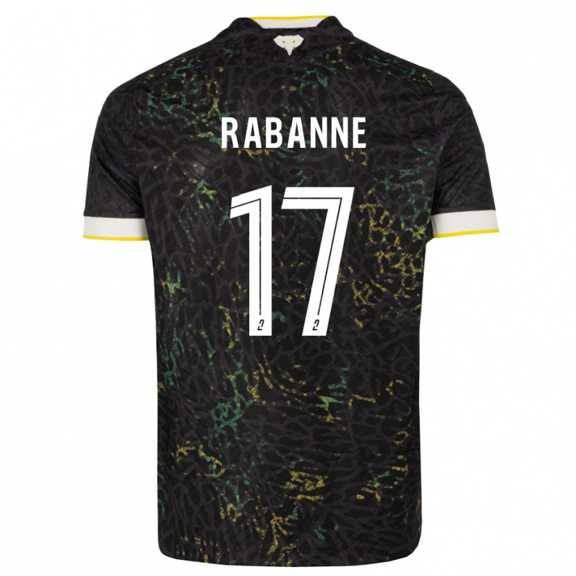 Danxen Dame Julie Rabanne #17 Svart Hvit Gul Bortetrøye Drakt Trøye 2026/27 Skjorter T-Skjorte