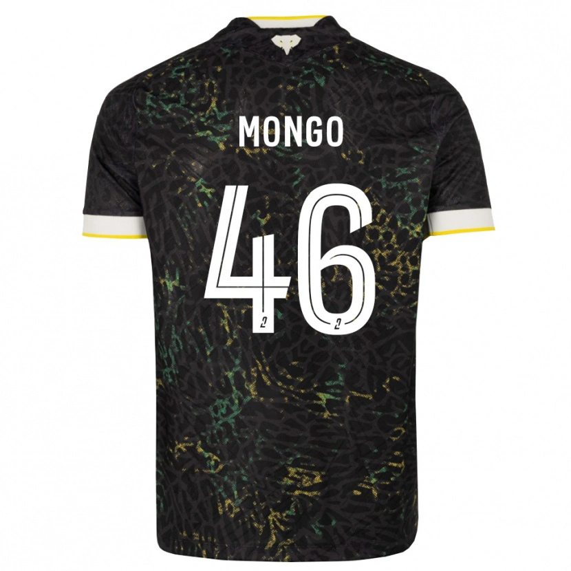 Danxen Dame Enzo Mongo #46 Svart Hvit Gul Bortetrøye Drakt Trøye 2026/27 Skjorter T-Skjorte