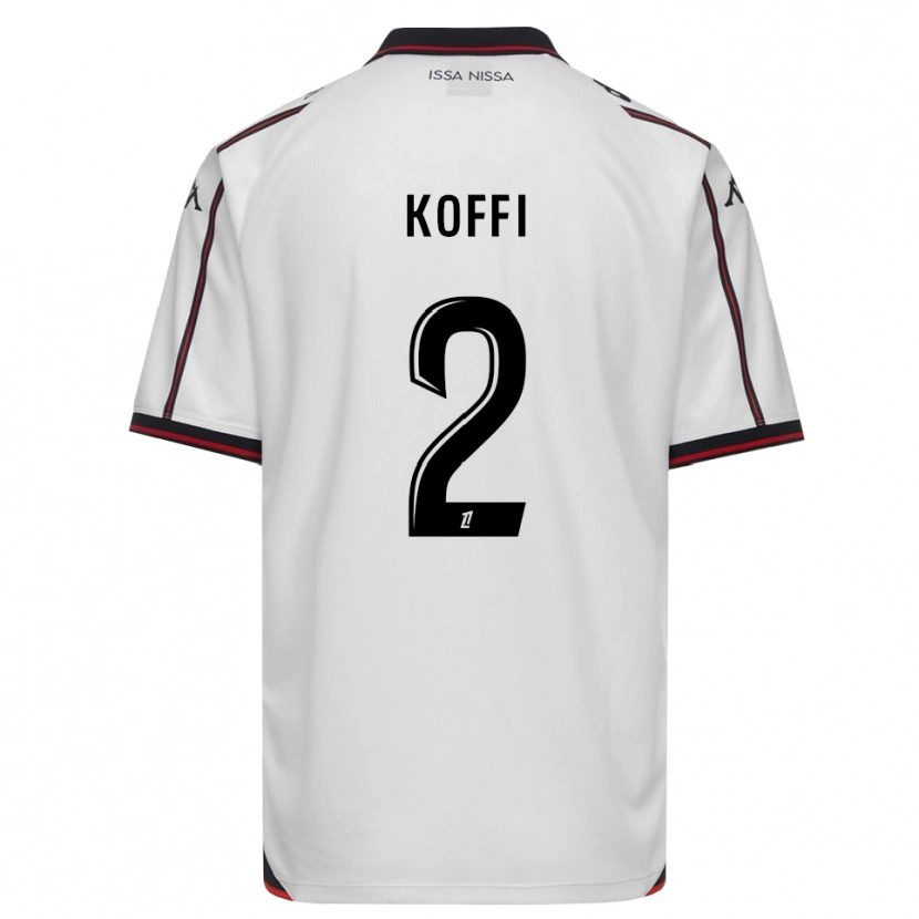Danxen Dame Marc-Aurel Koffi #2 Svart Hvit Bortetrøye Drakt Trøye 2026/27 Skjorter T-Skjorte
