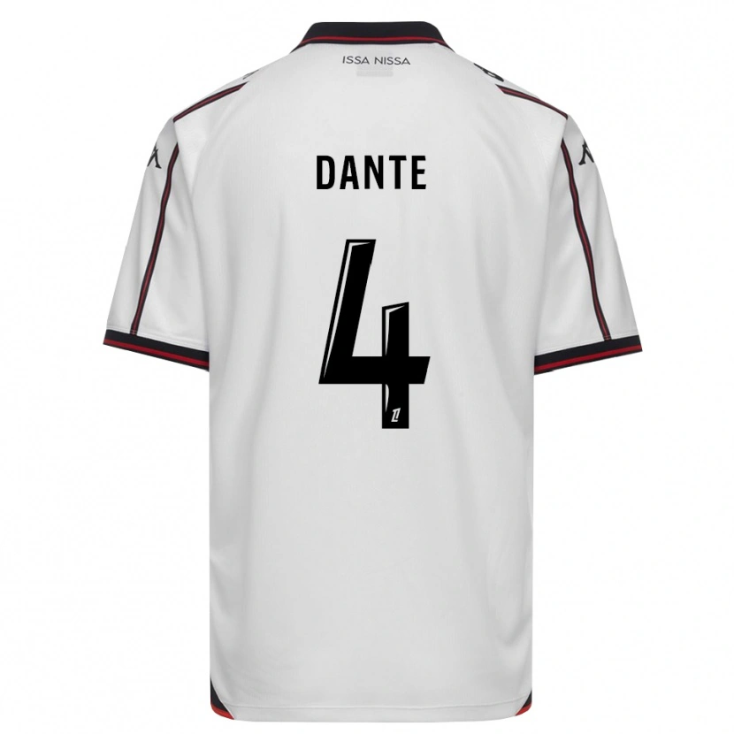 Danxen Dame Dante #4 Svart Hvit Bortetrøye Drakt Trøye 2026/27 Skjorter T-Skjorte
