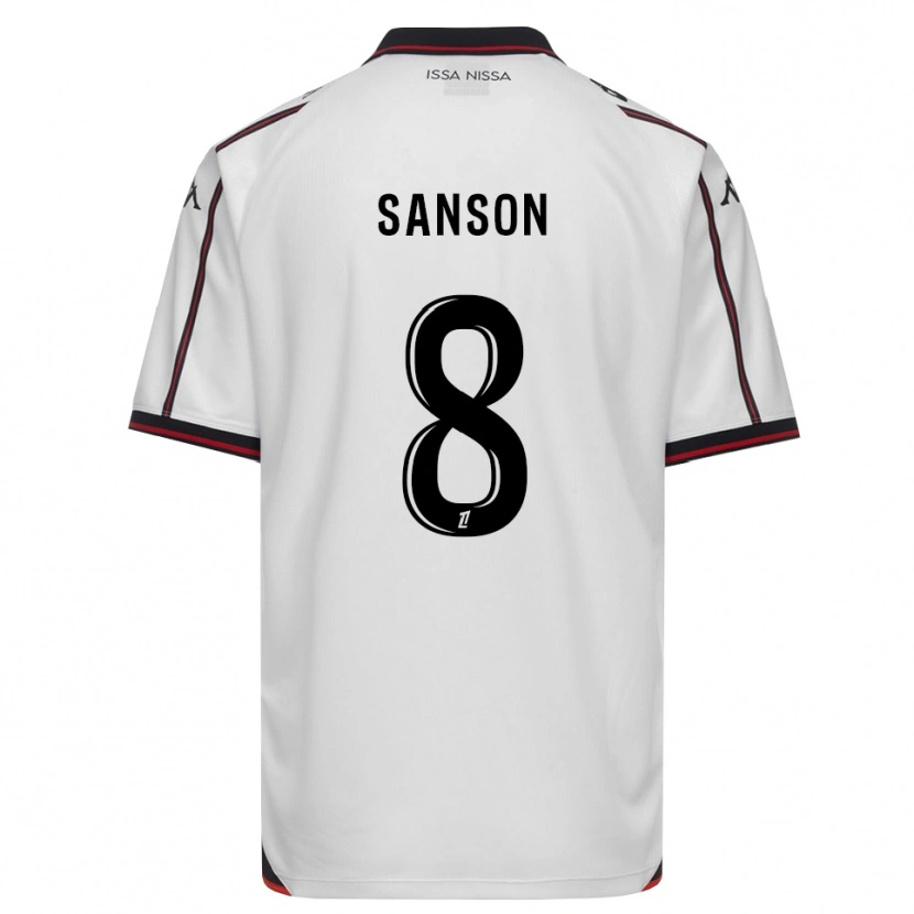 Danxen Dame Morgan Sanson #8 Svart Hvit Bortetrøye Drakt Trøye 2026/27 Skjorter T-Skjorte