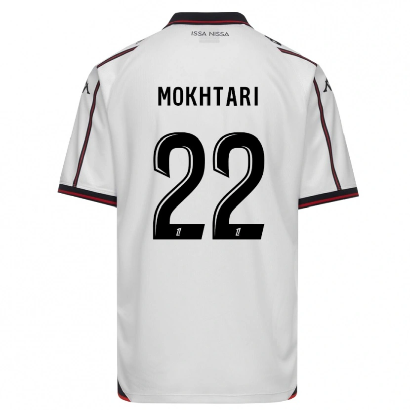 Danxen Dame Jade Mokhtari #22 Svart Hvit Bortetrøye Drakt Trøye 2026/27 Skjorter T-Skjorte