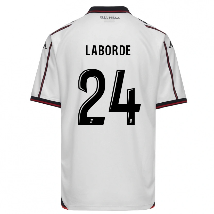 Danxen Dame Gaëtan Laborde #24 Svart Hvit Bortetrøye Drakt Trøye 2026/27 Skjorter T-Skjorte
