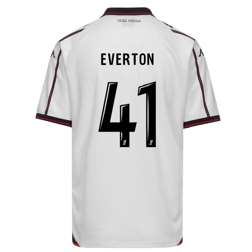 Danxen Dame Everton Pereira Da Silva #41 Svart Hvit Bortetrøye Drakt Trøye 2026/27 Skjorter T-Skjorte