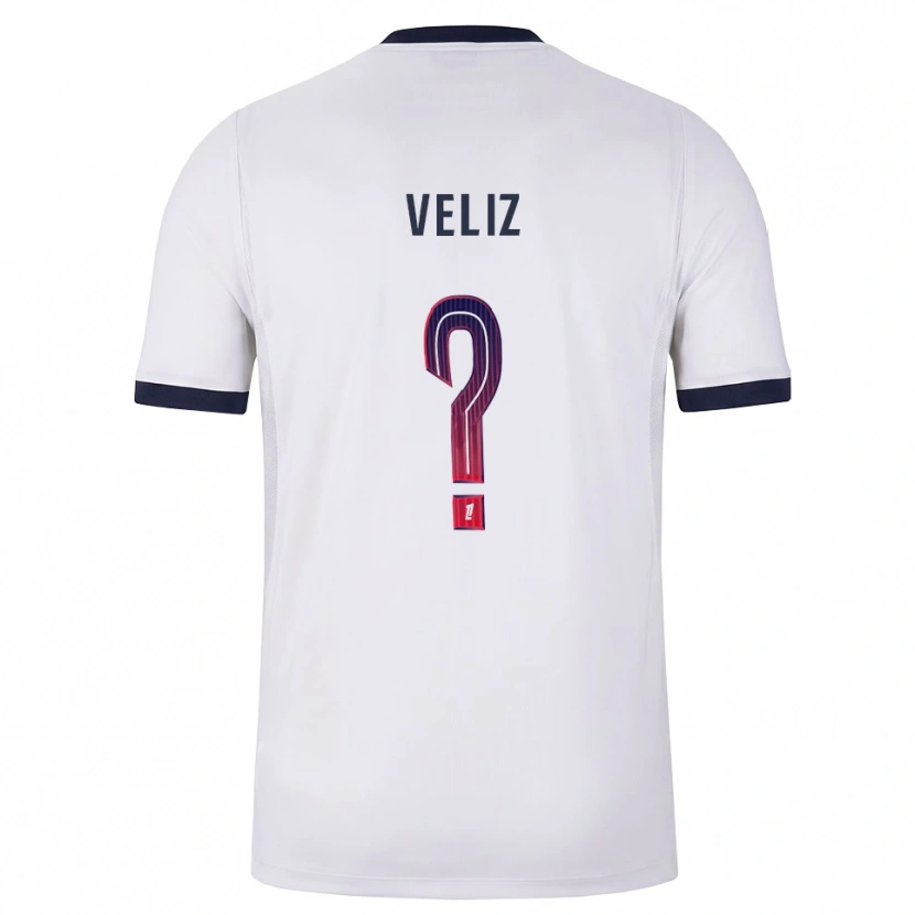 Danxen Dame Nehemiah Fernandez Veliz #0 Hvit Svart Rød Bortetrøye Drakt Trøye 2026/27 Skjorter T-Skjorte