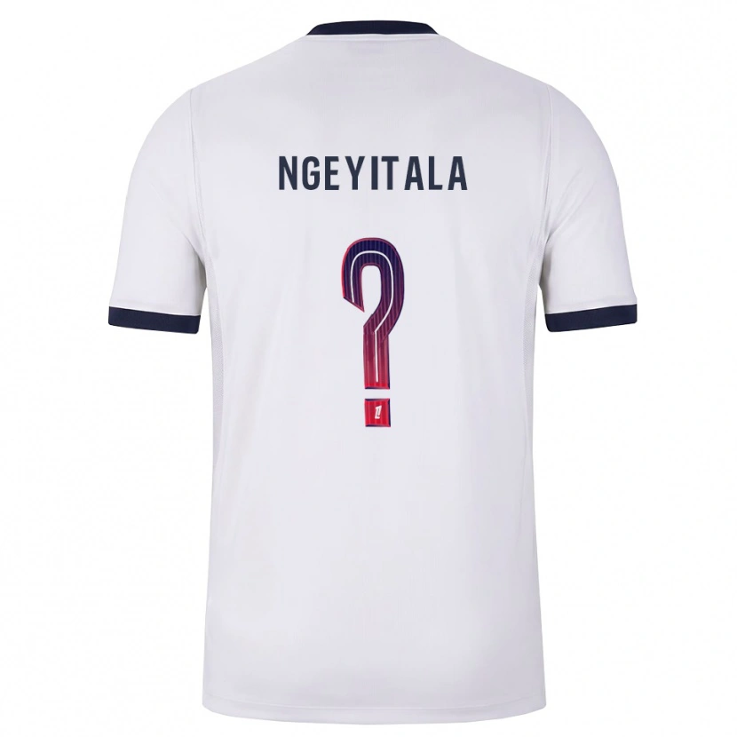 Danxen Dame Aurélien Ngeyitala #0 Hvit Svart Rød Bortetrøye Drakt Trøye 2026/27 Skjorter T-Skjorte