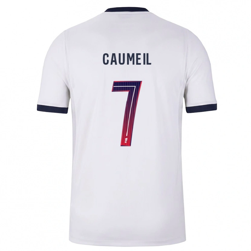 Danxen Dame Paul Caumeil #7 Hvit Svart Rød Bortetrøye Drakt Trøye 2026/27 Skjorter T-Skjorte