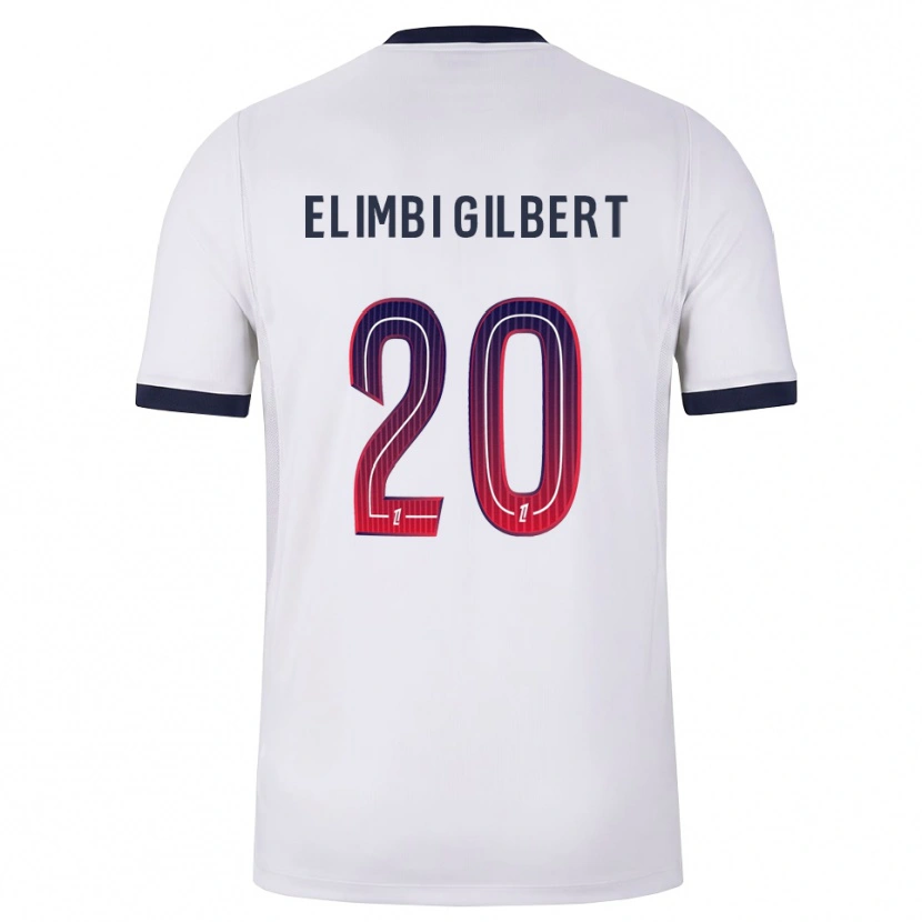 Danxen Dame Tara Elimbi Gilbert #20 Hvit Svart Rød Bortetrøye Drakt Trøye 2026/27 Skjorter T-Skjorte