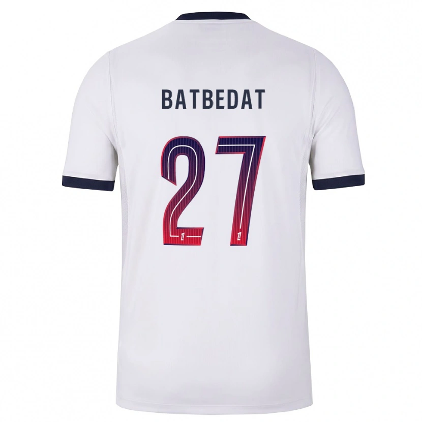 Danxen Dame Lucas Batbedat #27 Hvit Svart Rød Bortetrøye Drakt Trøye 2026/27 Skjorter T-Skjorte