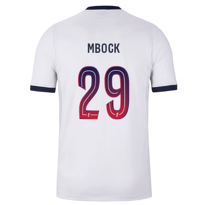 Danxen Dame Griedge Mbock Bathy #29 Hvit Svart Rød Bortetrøye Drakt Trøye 2026/27 Skjorter T-Skjorte