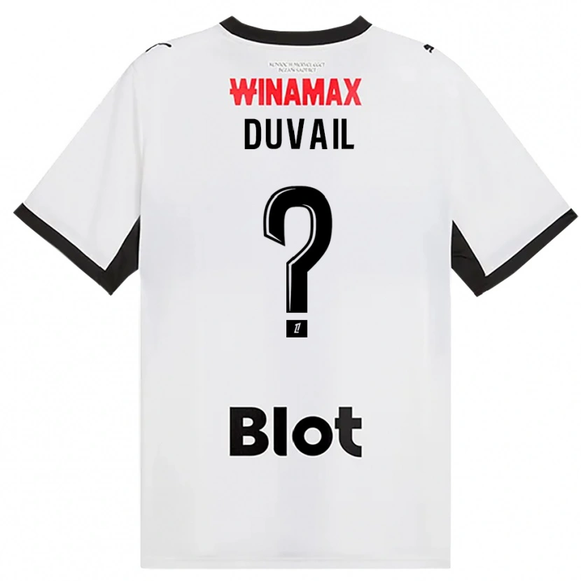 Danxen Dame Jules Duvail #0 Svart Hvit Rød Bortetrøye Drakt Trøye 2026/27 Skjorter T-Skjorte