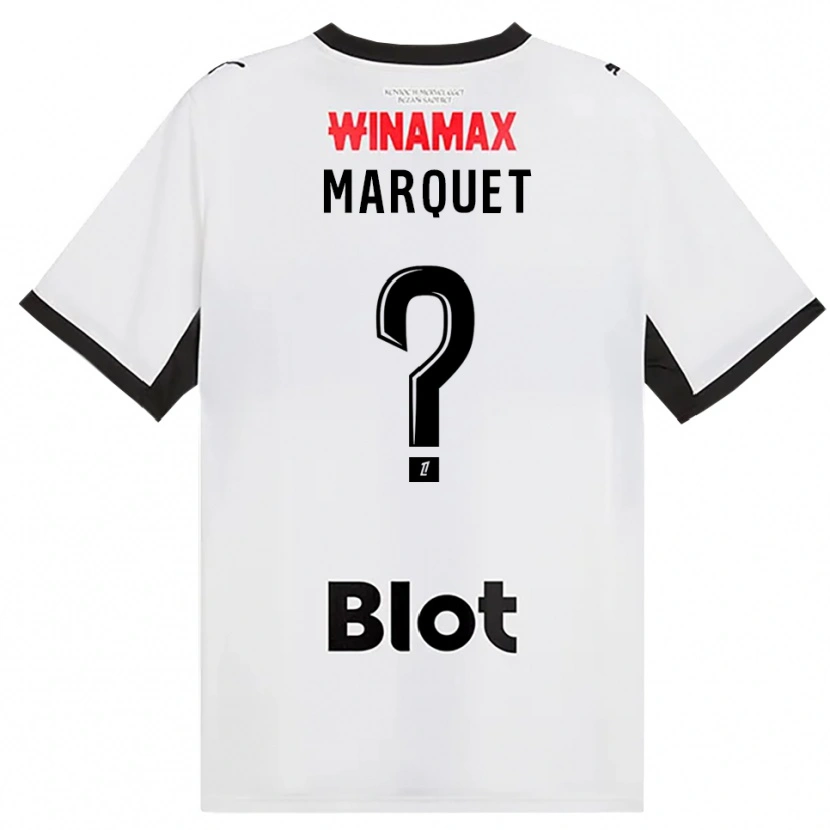 Danxen Dame Pacôme Marquet #0 Svart Hvit Rød Bortetrøye Drakt Trøye 2026/27 Skjorter T-Skjorte