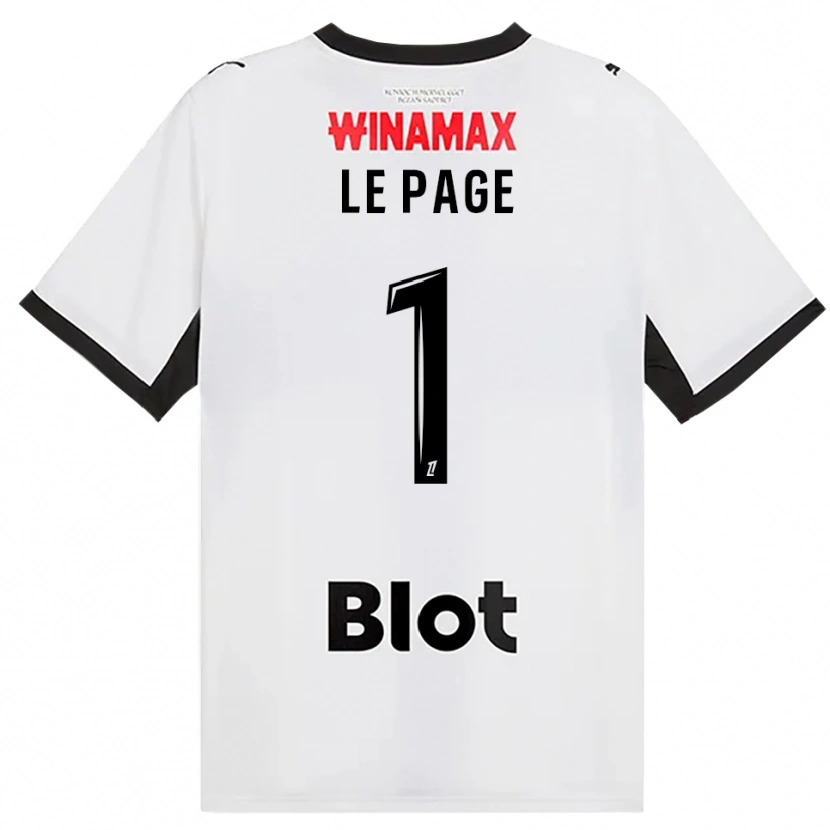 Danxen Dame Noé Le Page #1 Svart Hvit Rød Bortetrøye Drakt Trøye 2026/27 Skjorter T-Skjorte