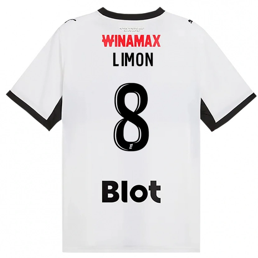 Danxen Dame Paolo Limon #8 Svart Hvit Rød Bortetrøye Drakt Trøye 2026/27 Skjorter T-Skjorte
