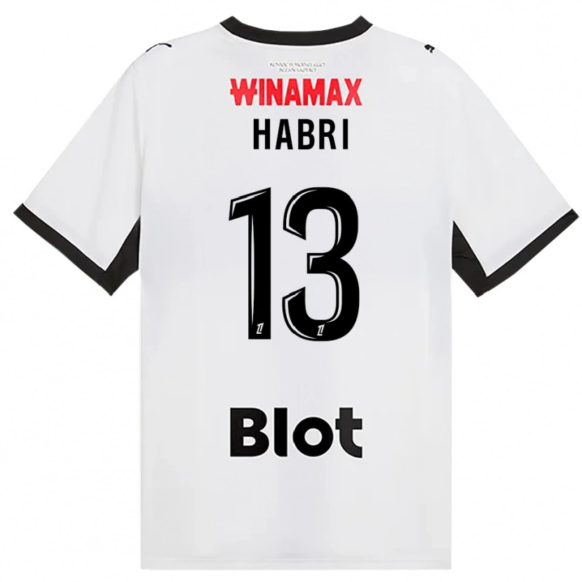 Danxen Dame Issa Habri #13 Svart Hvit Rød Bortetrøye Drakt Trøye 2026/27 Skjorter T-Skjorte