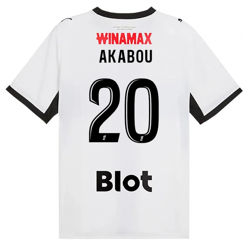 Danxen Dame Ayoub Akabou #20 Svart Hvit Rød Bortetrøye Drakt Trøye 2026/27 Skjorter T-Skjorte