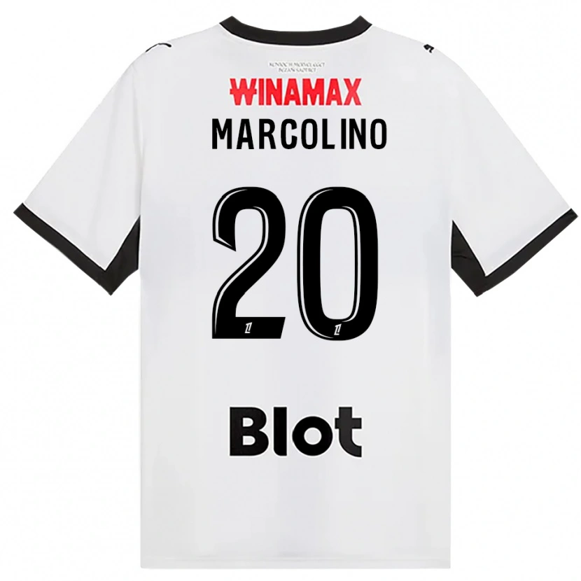Danxen Dame Henrick Do Marcolino #20 Svart Hvit Rød Bortetrøye Drakt Trøye 2026/27 Skjorter T-Skjorte
