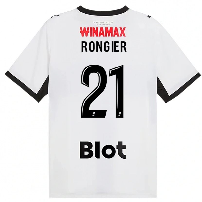 Danxen Dame Valentin Rongier #21 Svart Hvit Rød Bortetrøye Drakt Trøye 2026/27 Skjorter T-Skjorte