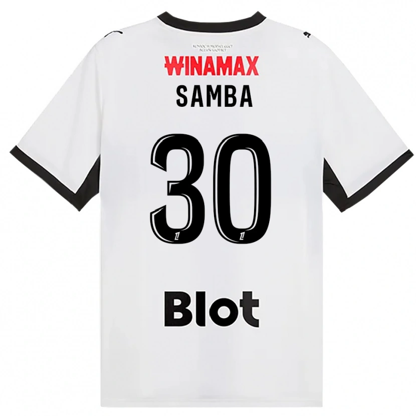 Danxen Dame Brice Samba #30 Svart Hvit Rød Bortetrøye Drakt Trøye 2026/27 Skjorter T-Skjorte