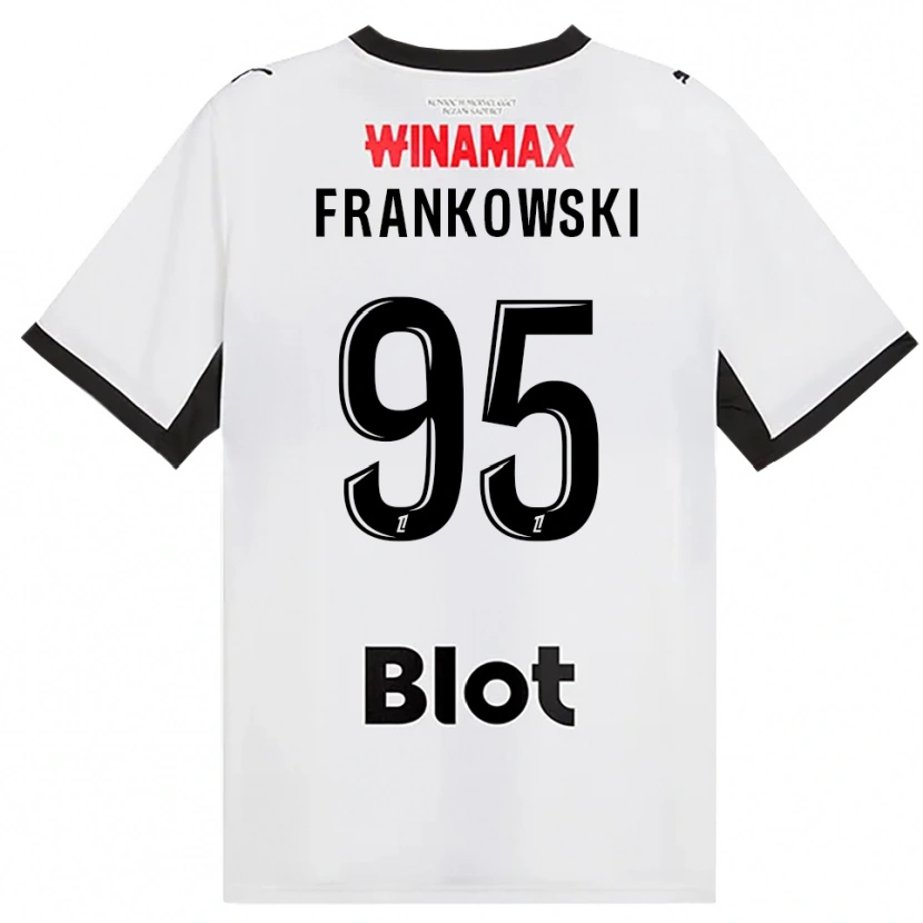 Danxen Dame Przemyslaw Frankowski #95 Svart Hvit Rød Bortetrøye Drakt Trøye 2026/27 Skjorter T-Skjorte