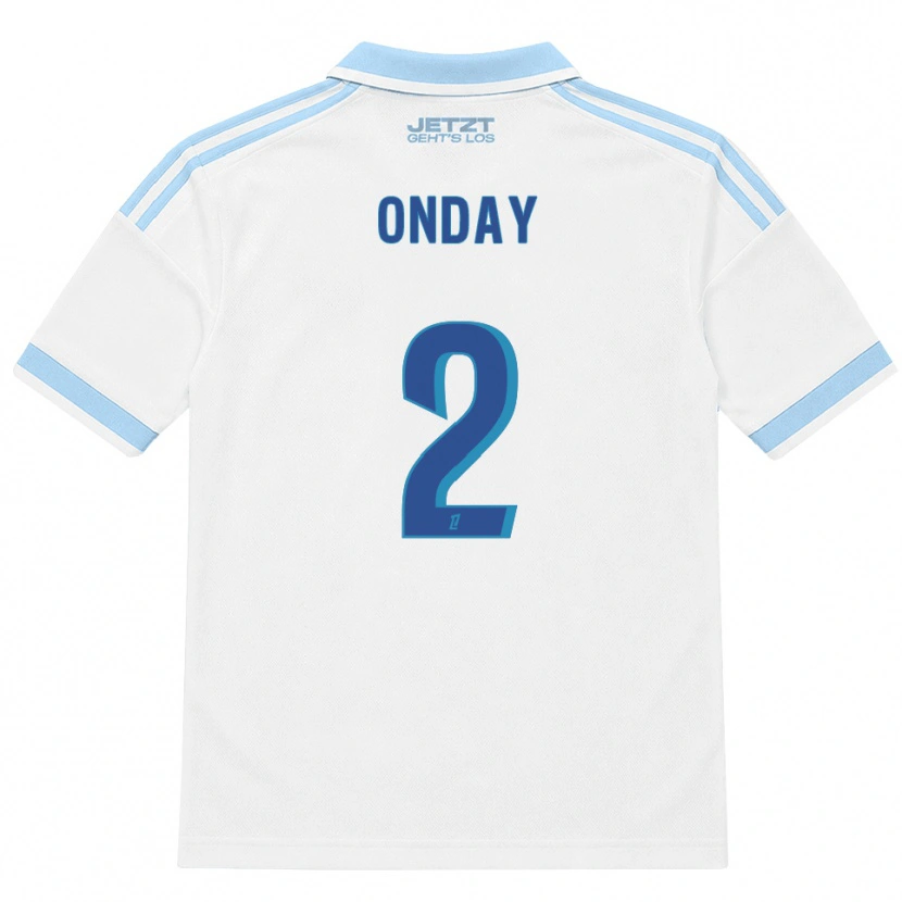 Danxen Dame Georges Onday #2 Lys Himmelblå Hvit Rød Bortetrøye Drakt Trøye 2026/27 Skjorter T-Skjorte