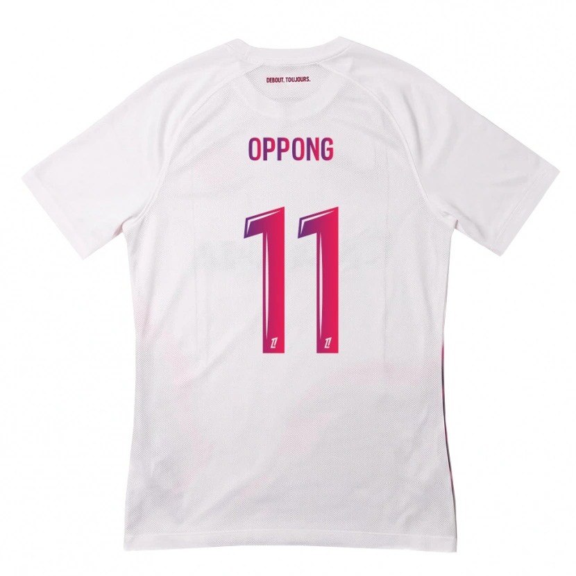 Danxen Dame Sion Oppong #11 Hvit Rosa Lilla Bortetrøye Drakt Trøye 2026/27 Skjorter T-Skjorte