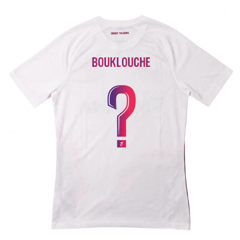 Danxen Dame Kelyan Bouklouche #0 Hvit Rosa Lilla Bortetrøye Drakt Trøye 2026/27 Skjorter T-Skjorte