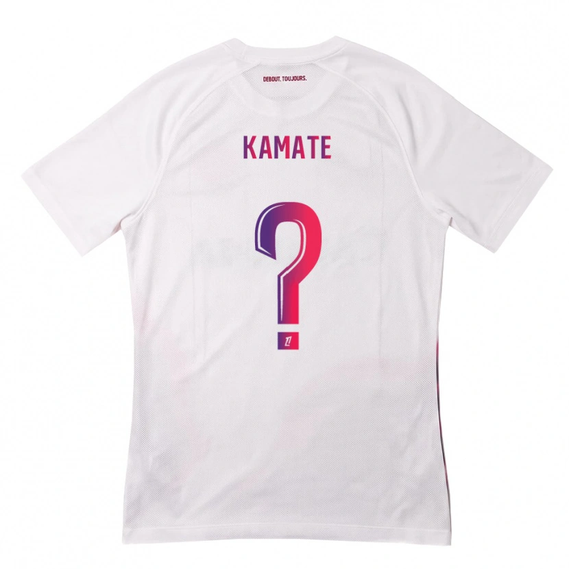 Danxen Dame Ali Kamate #0 Hvit Rosa Lilla Bortetrøye Drakt Trøye 2026/27 Skjorter T-Skjorte